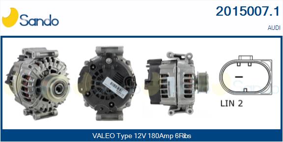 SANDO 2015007.1 Alternatore