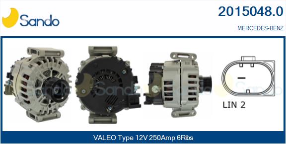 SANDO 2015048.0 Alternatore