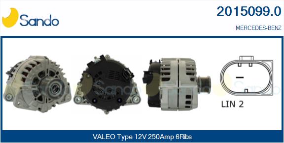 SANDO 2015099.0 Alternatore