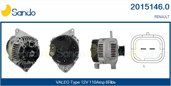SANDO 2015146.0 Alternatore