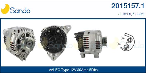 SANDO 2015157.1 Alternatore