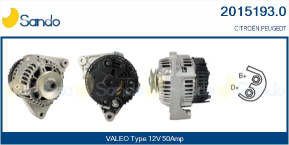 SANDO 2015193.0 Alternatore