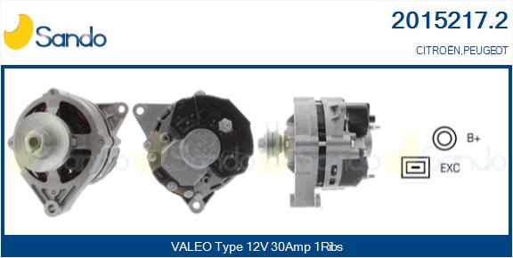 SANDO 2015217.2 Alternatore