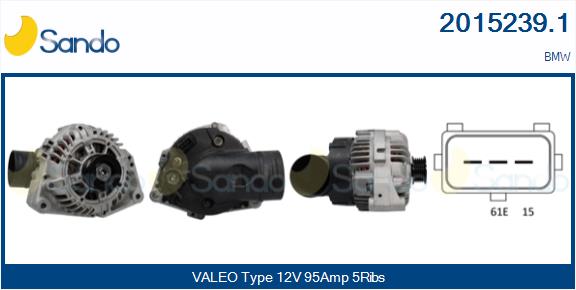 SANDO 2015239.1 Alternatore