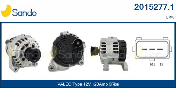 SANDO 2015277.1 Alternatore