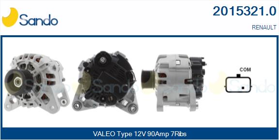 SANDO 2015321.0 Alternatore