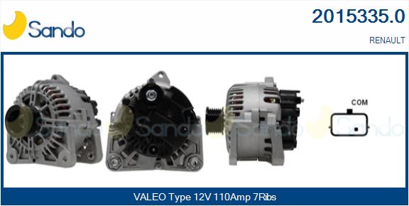 SANDO 2015335.0 Alternatore