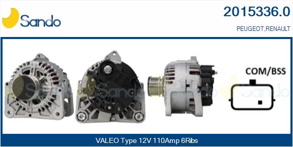 SANDO 2015336.0 Alternatore