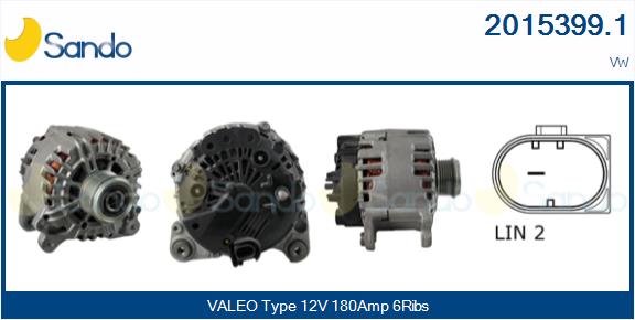 SANDO 2015399.1 Alternatore