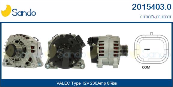 SANDO 2015403.0 Alternatore