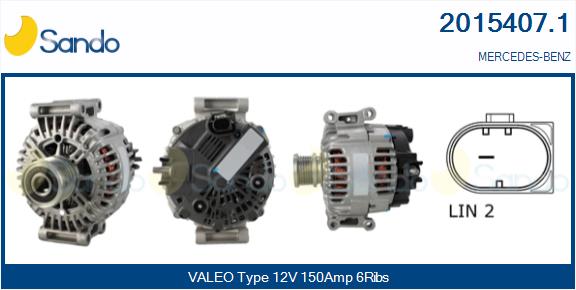 SANDO 2015407.1 Alternatore