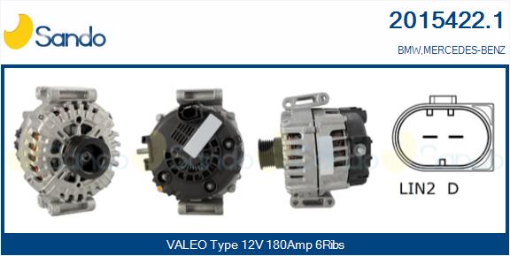SANDO 2015422.1 Alternatore