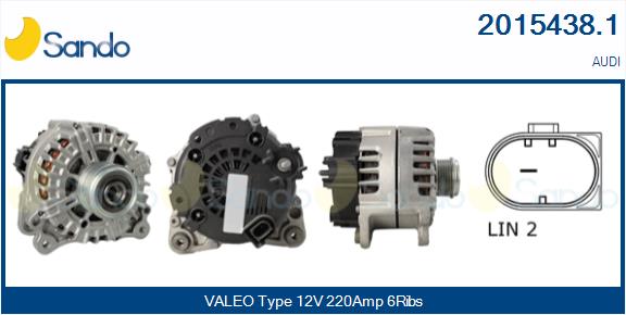 SANDO 2015438.1 Alternatore