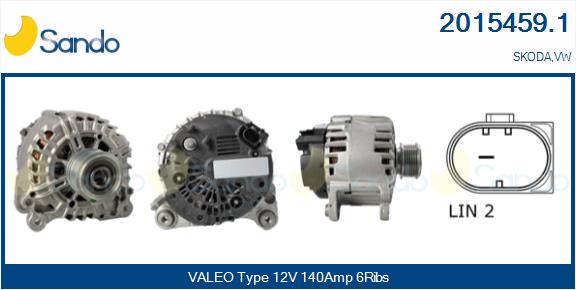 SANDO 2015459.1 Alternatore