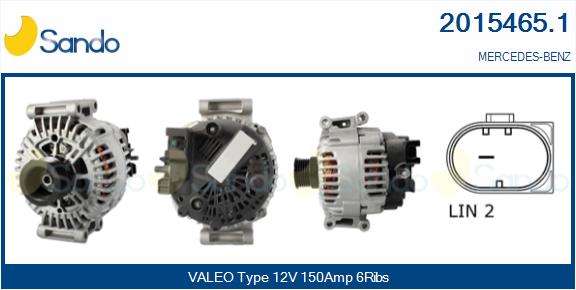 SANDO 2015465.1 Alternatore