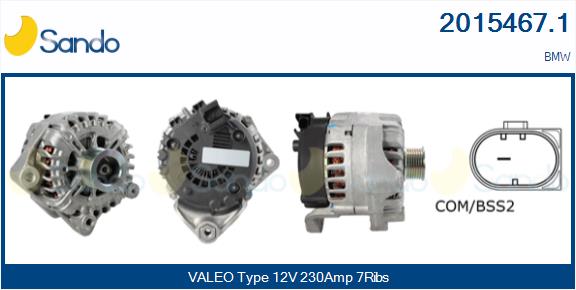 SANDO 2015467.1 Alternatore