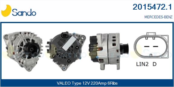 SANDO 2015472.1 Alternatore