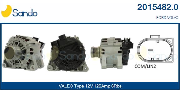 SANDO 2015482.0 Alternatore