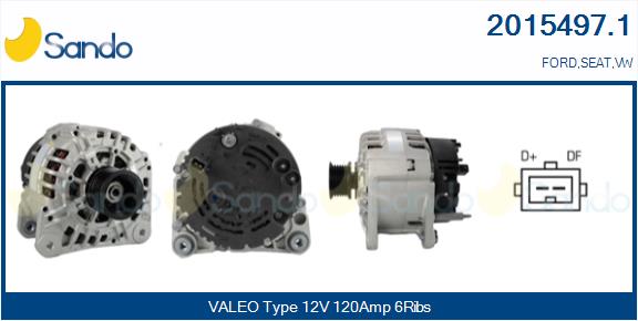 SANDO 2015497.1 Alternatore