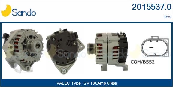 SANDO 2015537.0 Alternatore