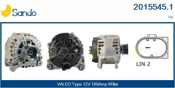 SANDO 2015545.1 Alternatore