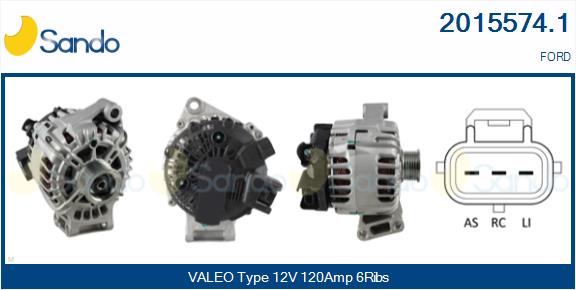 SANDO 2015574.1 Alternatore