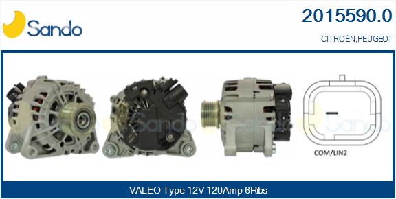 SANDO 2015590.0 Alternatore