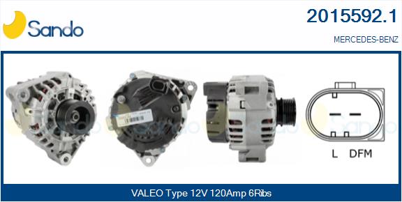 SANDO 2015592.1 Alternatore