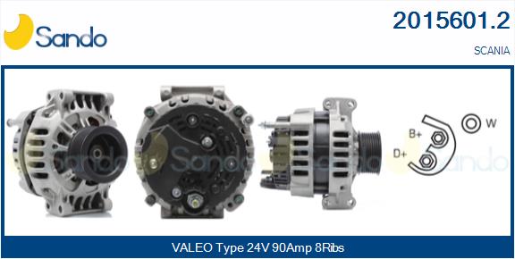 SANDO 2015601.2 Alternatore