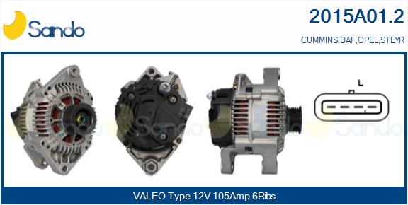 SANDO 2015A01.2 Alternatore