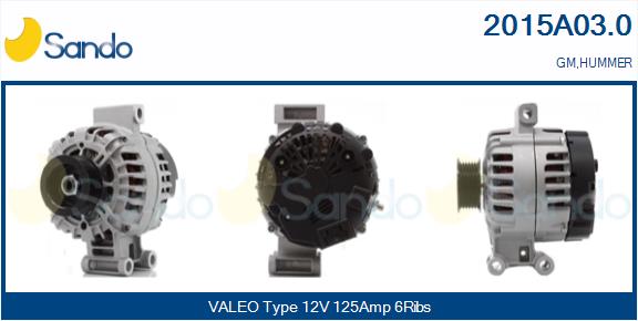 SANDO 2015A03.0 Alternatore