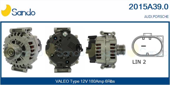 SANDO 2015A39.0 Alternatore