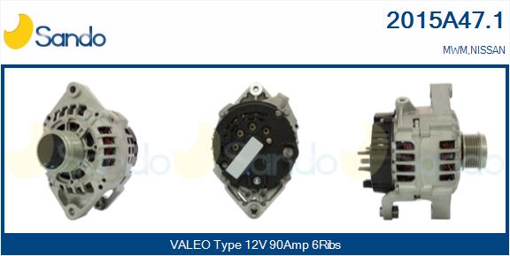 SANDO 2015A47.1 Alternatore