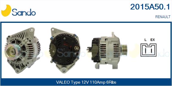 SANDO 2015A50.1 Alternatore