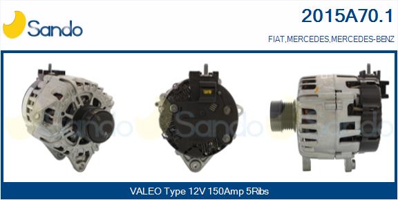 SANDO 2015A70.1 Alternatore