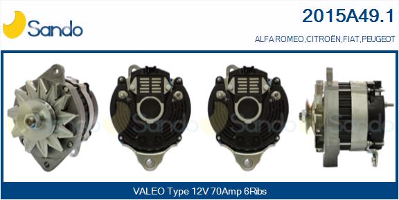 SANDO 2015A49.1 Alternatore