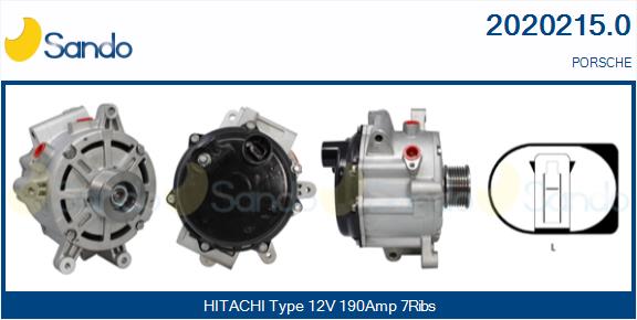 SANDO 2020215.0 Alternatore