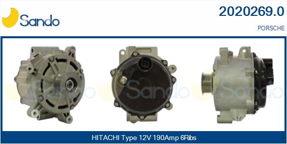 SANDO 2020269.0 Alternatore