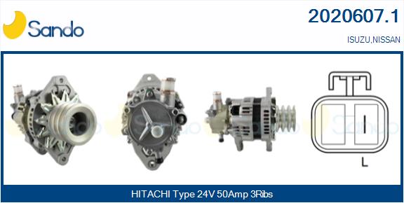 SANDO 2020607.1 Alternatore