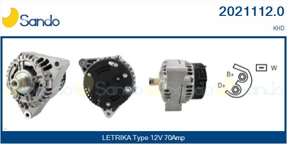 SANDO 2021112.0 Alternatore