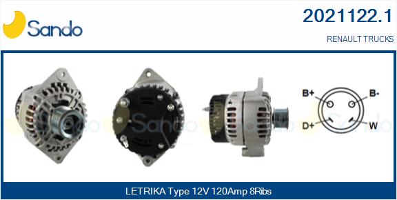 SANDO 2021122.1 Alternatore