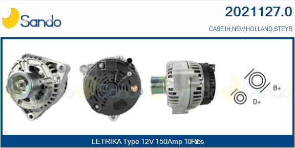 SANDO 2021127.0 Alternatore