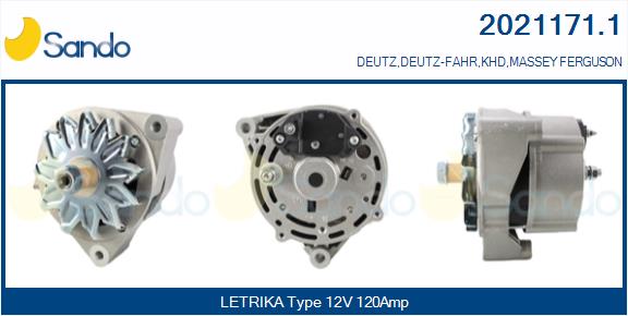 SANDO 2021171.1 Alternatore