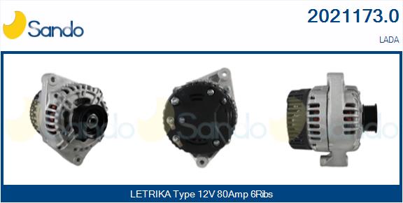 SANDO 2021173.0 Alternatore