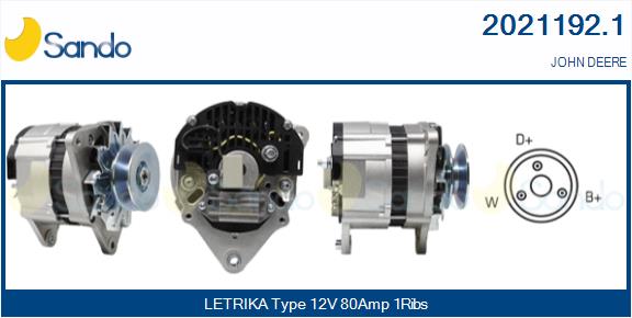 SANDO 2021192.1 Alternatore