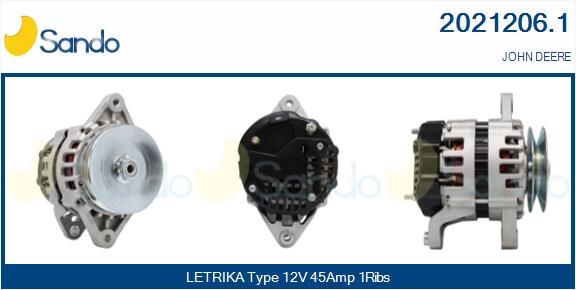SANDO 2021206.1 Alternatore