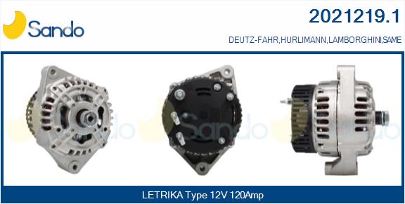 SANDO 2021219.1 Alternatore