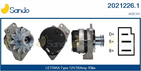 SANDO 2021226.1 Alternatore