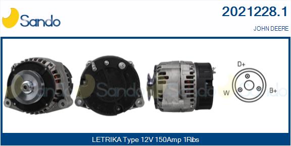 SANDO 2021228.1 Alternatore
