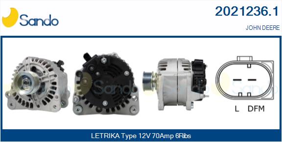 SANDO 2021236.1 Alternatore